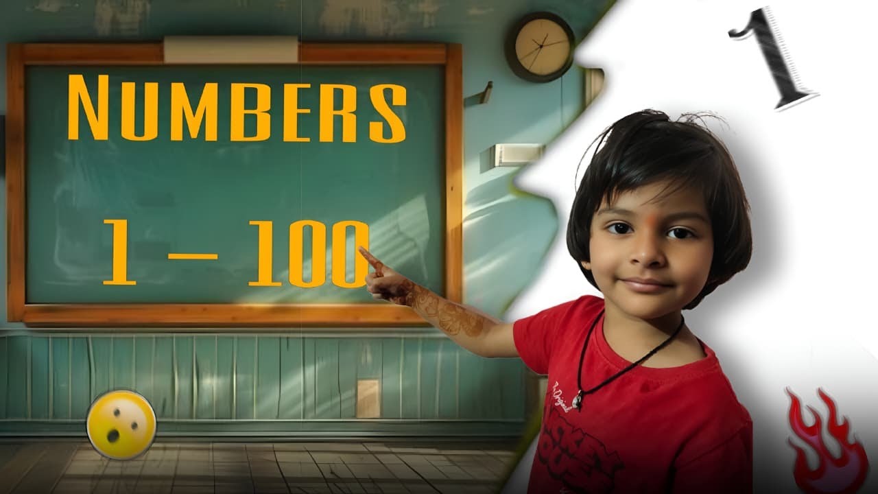 Numbers 1 to 100 | Learn Counting for Kids | 1–100 Numbers Song & Video
