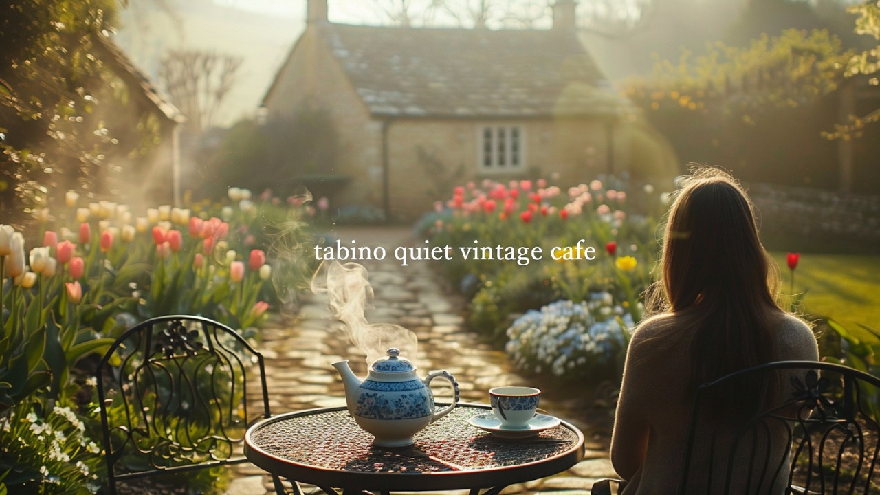 Котсуолдс: весенний сад, пение птиц🌷｜Cotswolds Spring Garden Piano Solo Jazz☕Instrumental Music