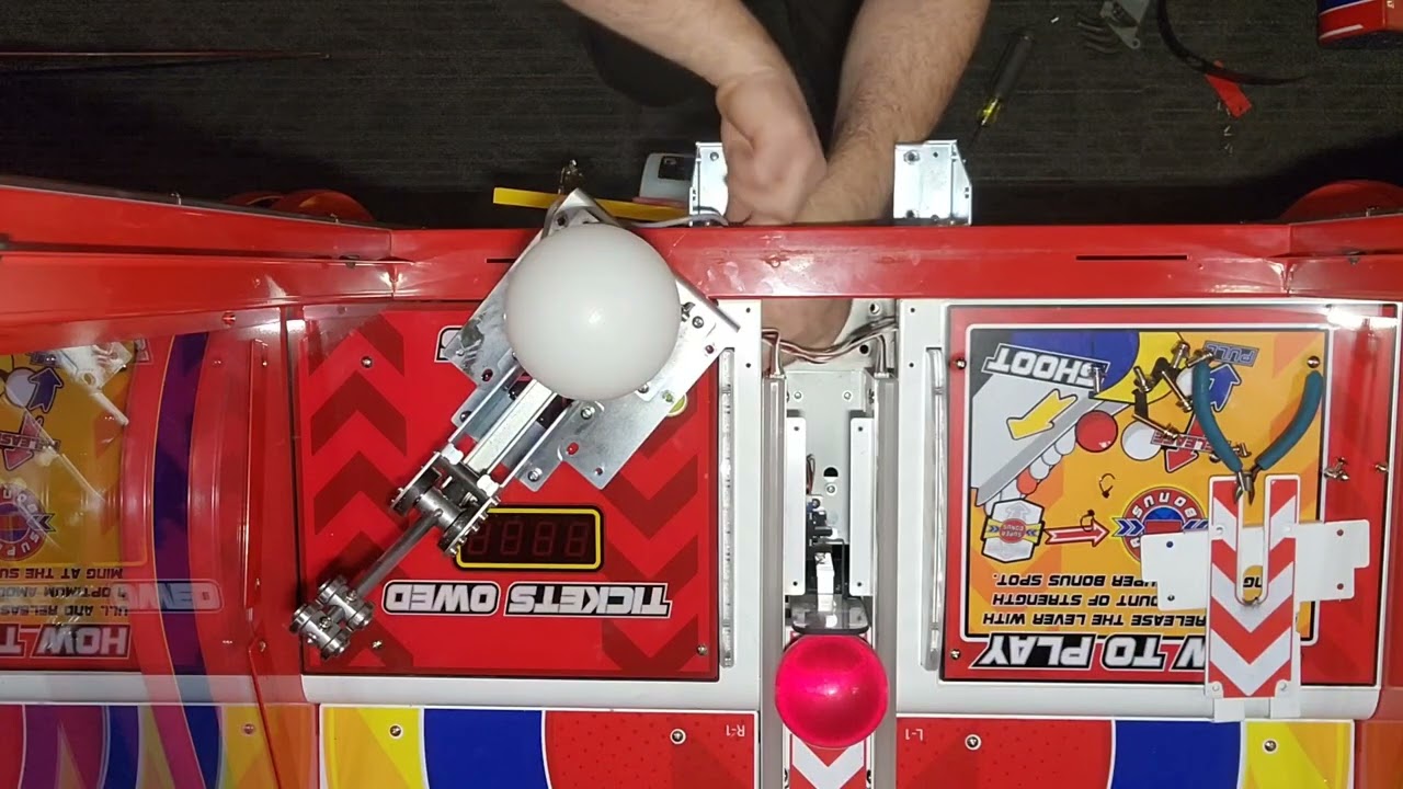 Arcade- Power Roll pusher removal and repair.