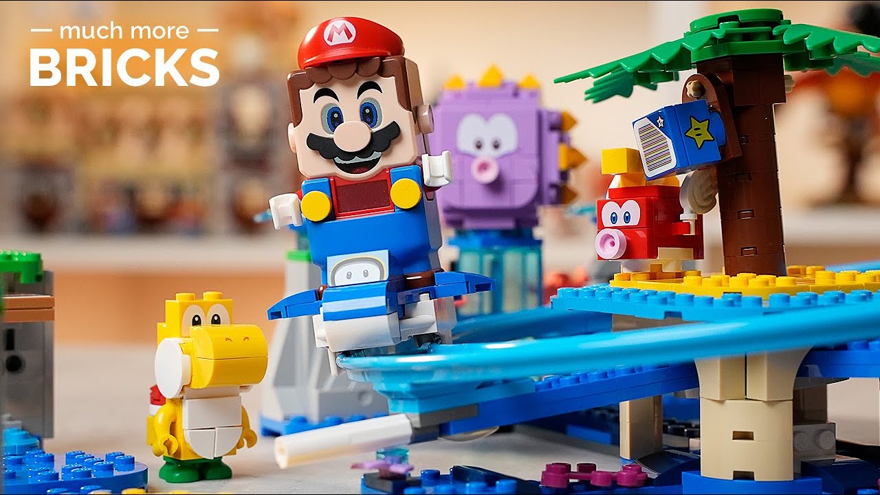 LEGO Super Mario 71400 Big Urchin Beach Ride Expansion Set - Speed Build