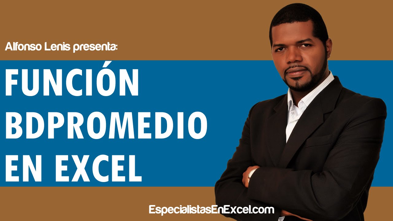 Función BDPROMEDIO en Excel