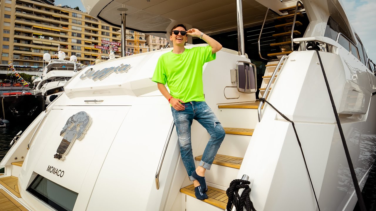 WELCOME TO MY YACHT IN MONACO!!!