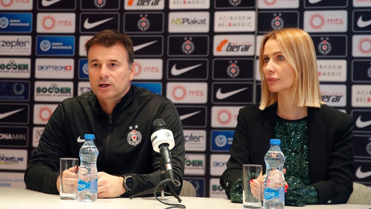 Konferencija za medije pred utakmicu 20. kola Linglong SLS FK Metalac - FK Partizan
