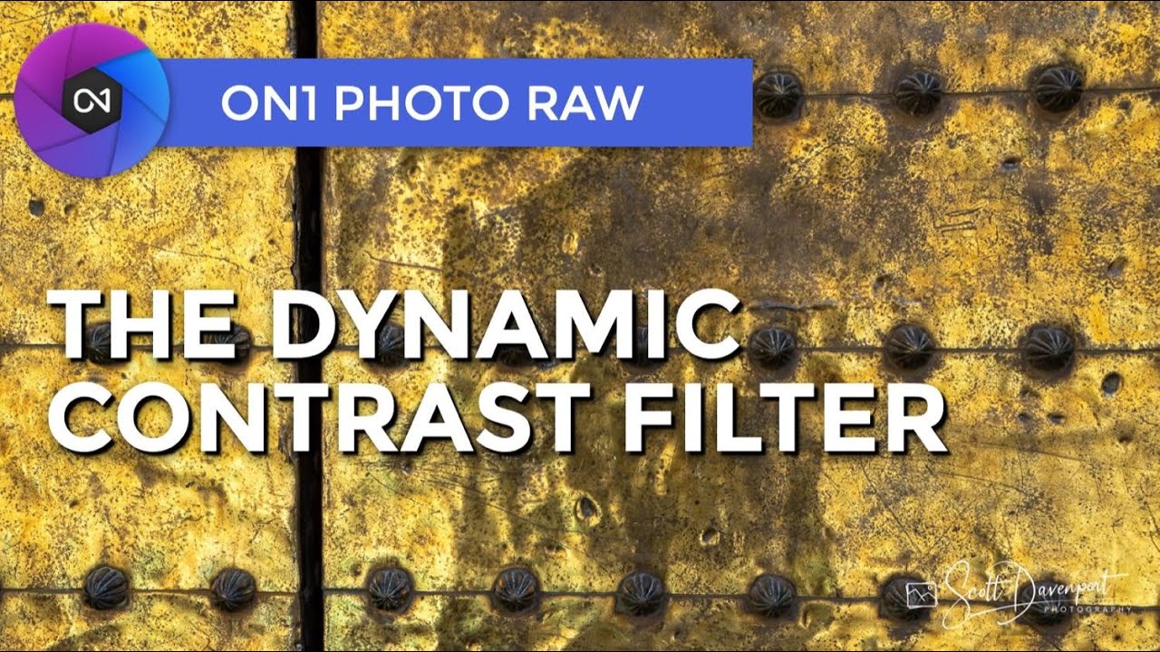 The Dynamic Contrast Filter - ON1 Photo RAW 2021