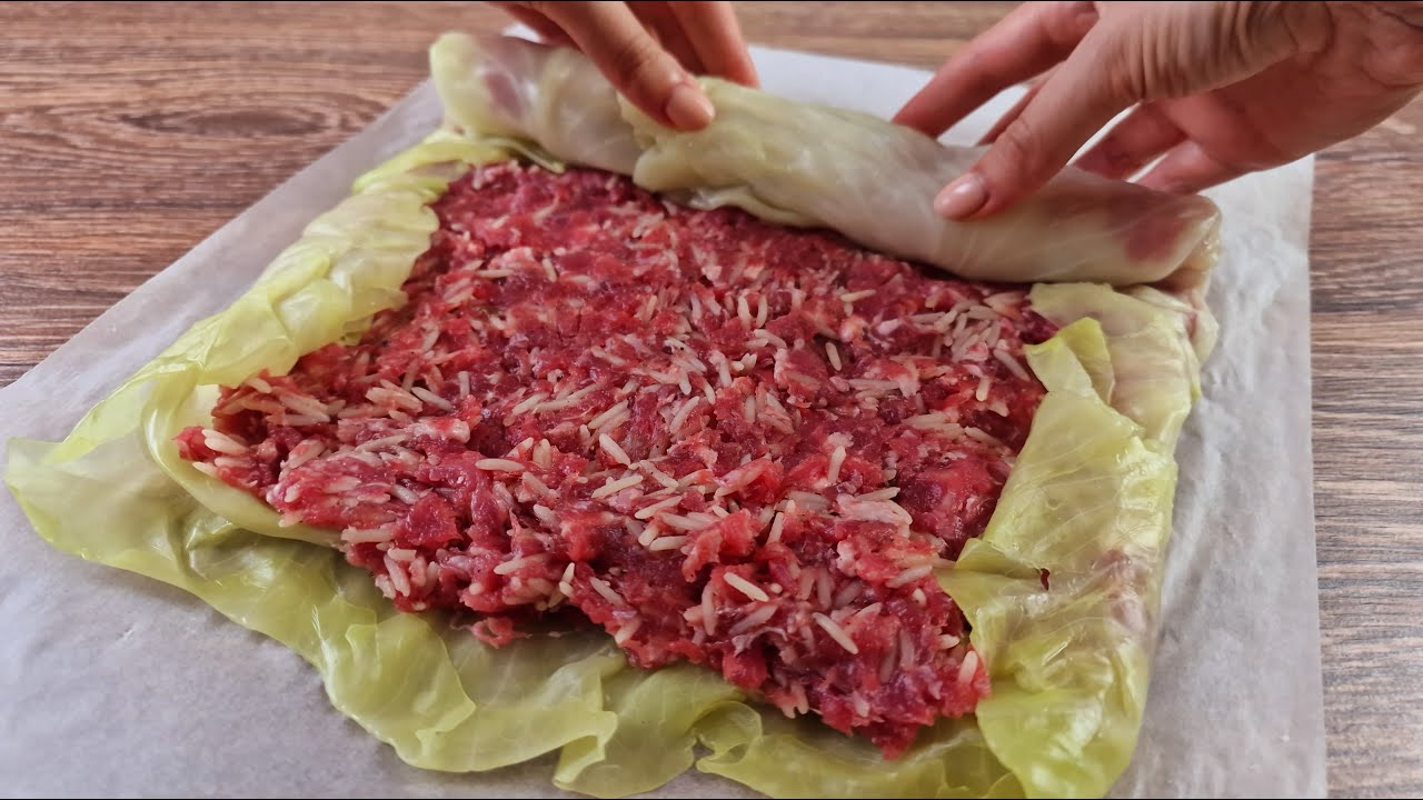 Нереальный деликатес из фарша и капусты! Просто и вкусно!