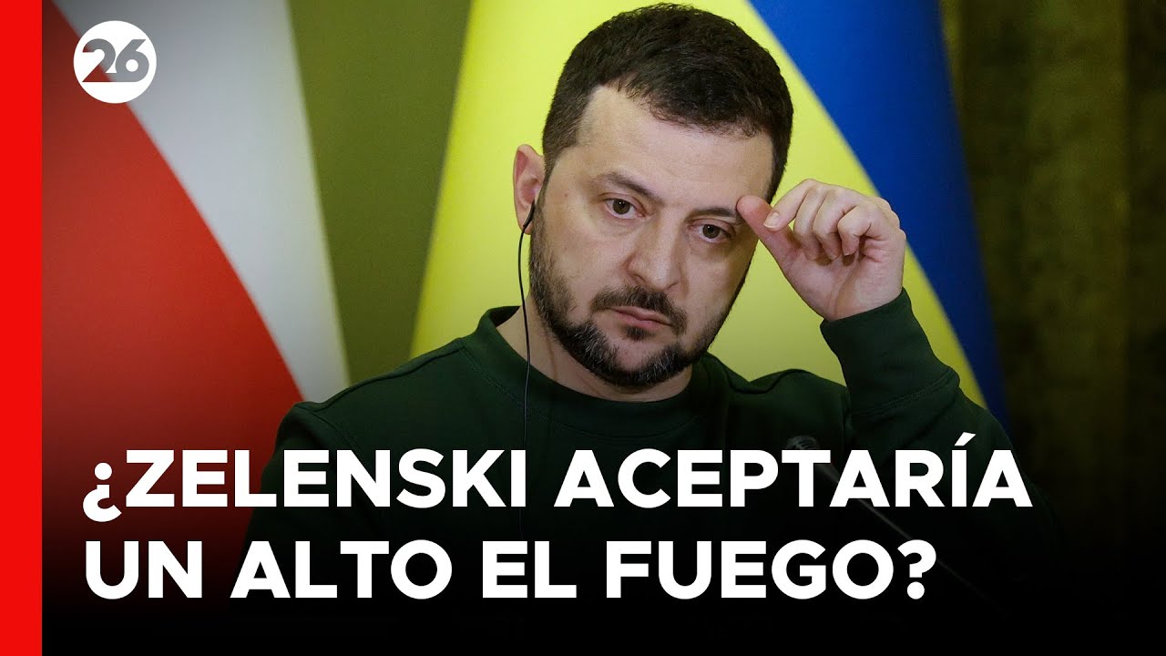 🚨 ZELENSKI consideraría aceptar un ALTO EL FUEGO a cambio de su ADHESIÓN A LA OTAN