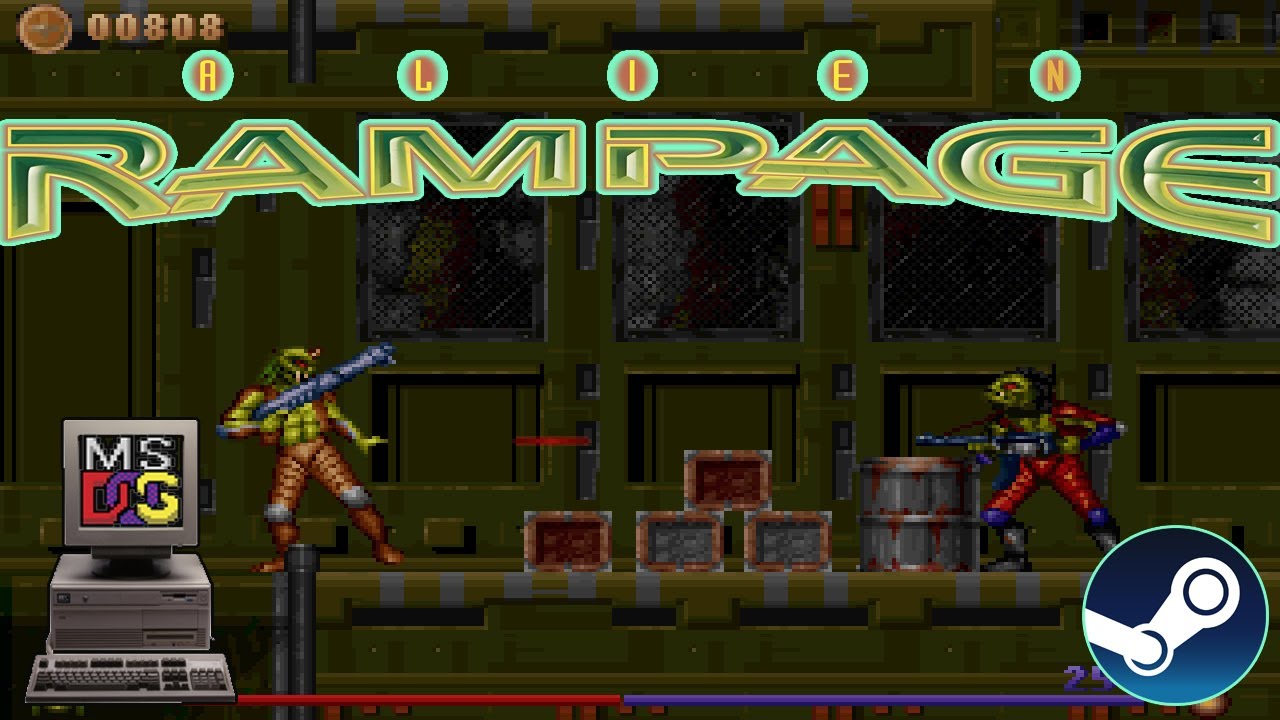 💾 ALIEN RAMPAGE  💾 Un CL&Aacute;SICO del pasado que sigue EMOCIONANDO en el presente