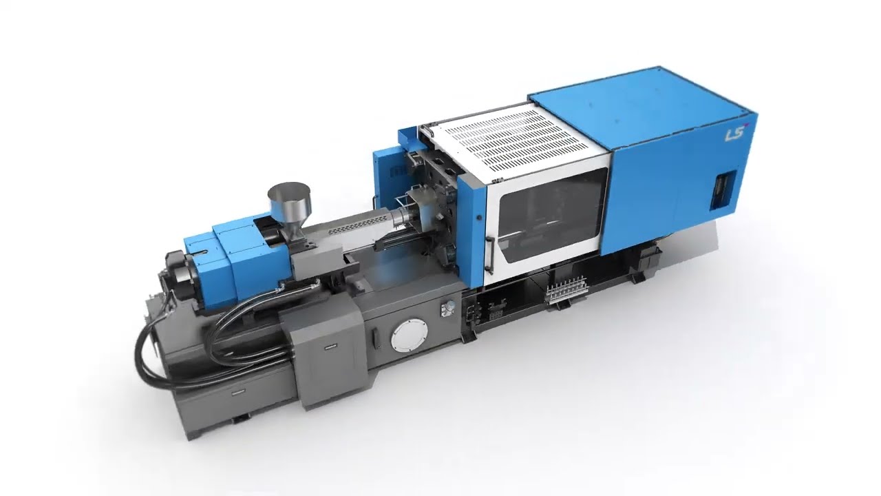 LSG H Compact servo-hydraulic toggle Injection Molding Machine from LS Mtron 100-420 US tons