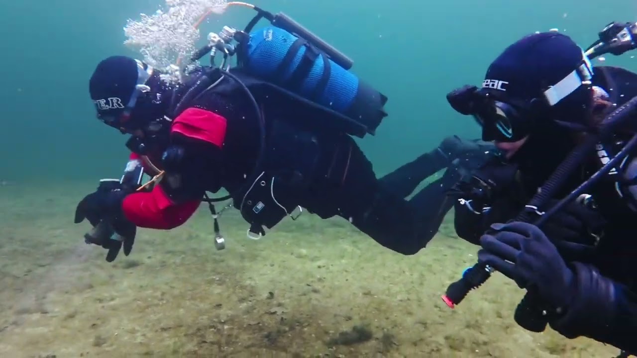 Tauchen im Speicherbecken Geeste