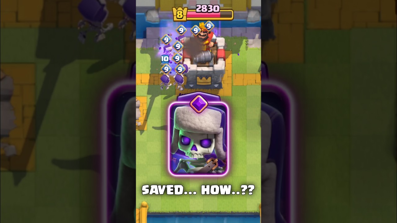 Skeleton Evolution is Entertainment (Clash Royale)