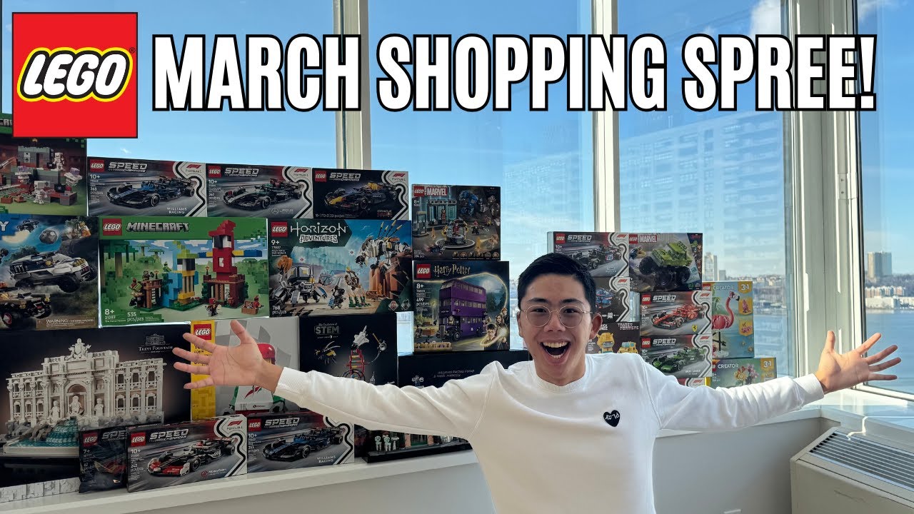 LEGO March Shopping Spree at the FLAGSHIP NYC Store!