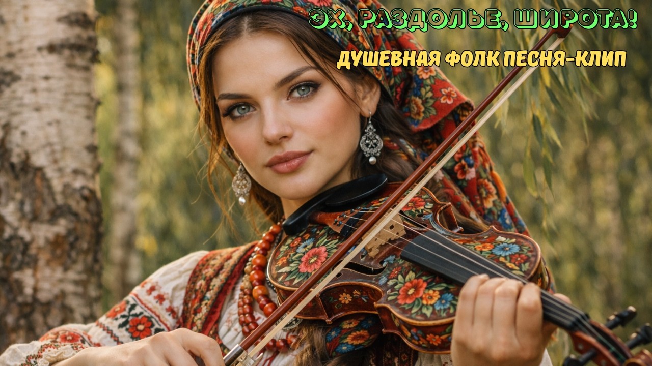 ЭХ, РАЗДОЛЬЕ! 🔥 Душевная песня для настроения | Клип (фолк-поп)