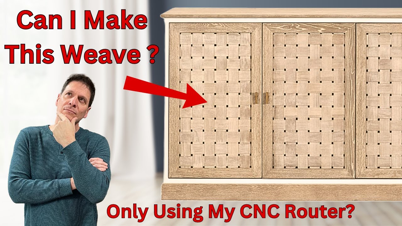 Making Intricate Basket Weave Patterns on a CNC Router