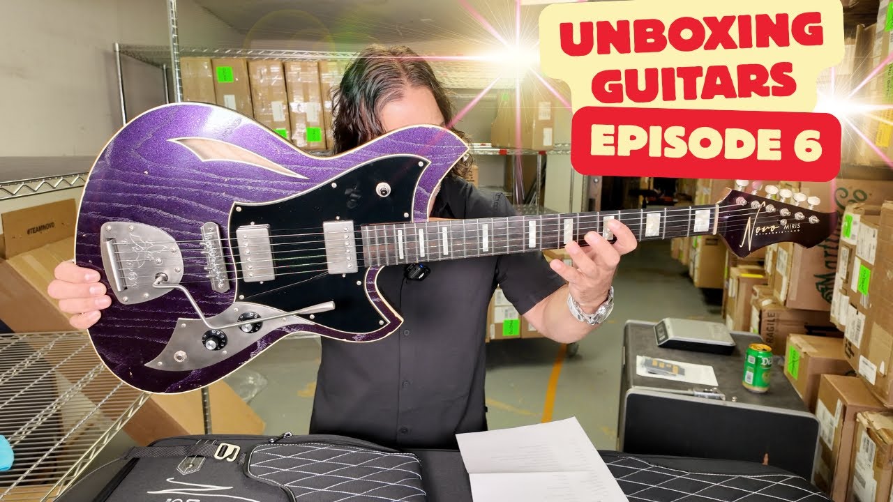 ✅Unboxing Epi #6 |☄️ Novo Guitars | Serus T, Serus J, Mirus J at Chicago Music Exchange
