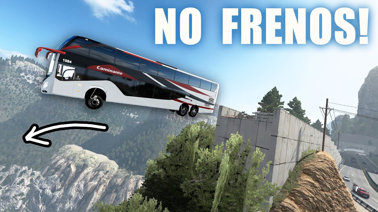 Pongo a PRUEBA La Rampa De Frenado con un AUTOBUS Doble Piso