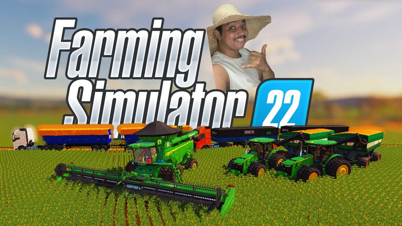 FS22-FAZENDO COLHEITA NO MAPA SUMIDOURO SERÁ VAI DAR BOM MULTIPLYER
