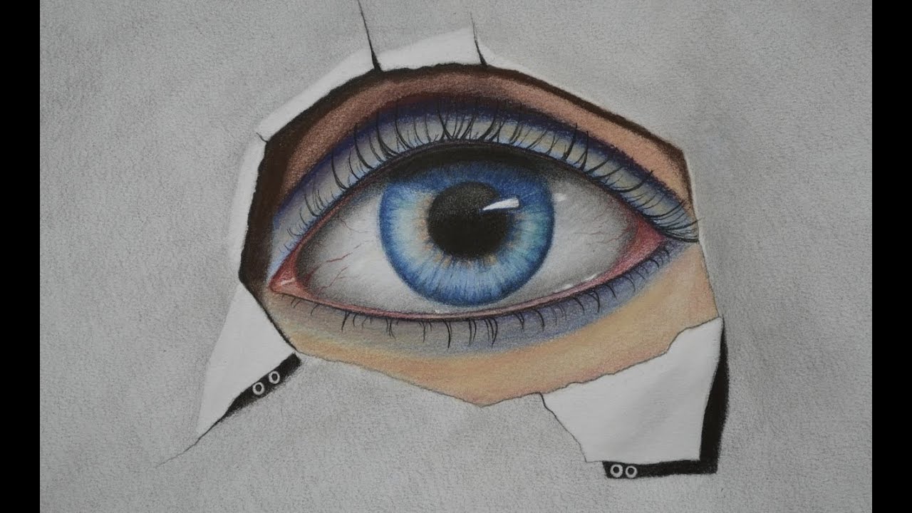 How to Draw an Eye with Color Pencils and Pastels