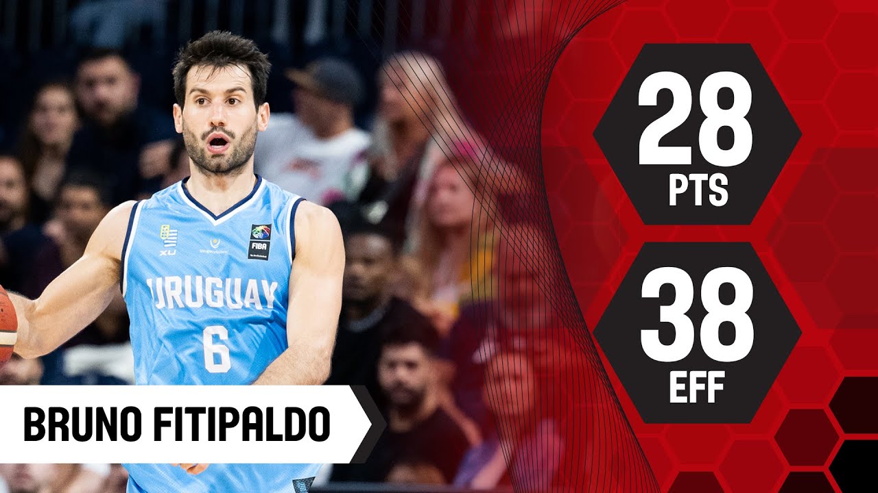 Bruno Fitipaldo (28 PTS) | Top Performer | URU vs PAN | FIBA AmeriCup 2025 Qualifiers 2025