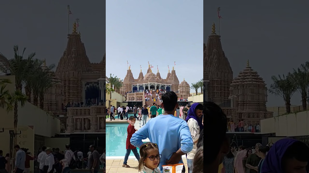 Abu Dhabi temple #dubailife #temple #holyvisit #shorts #god
