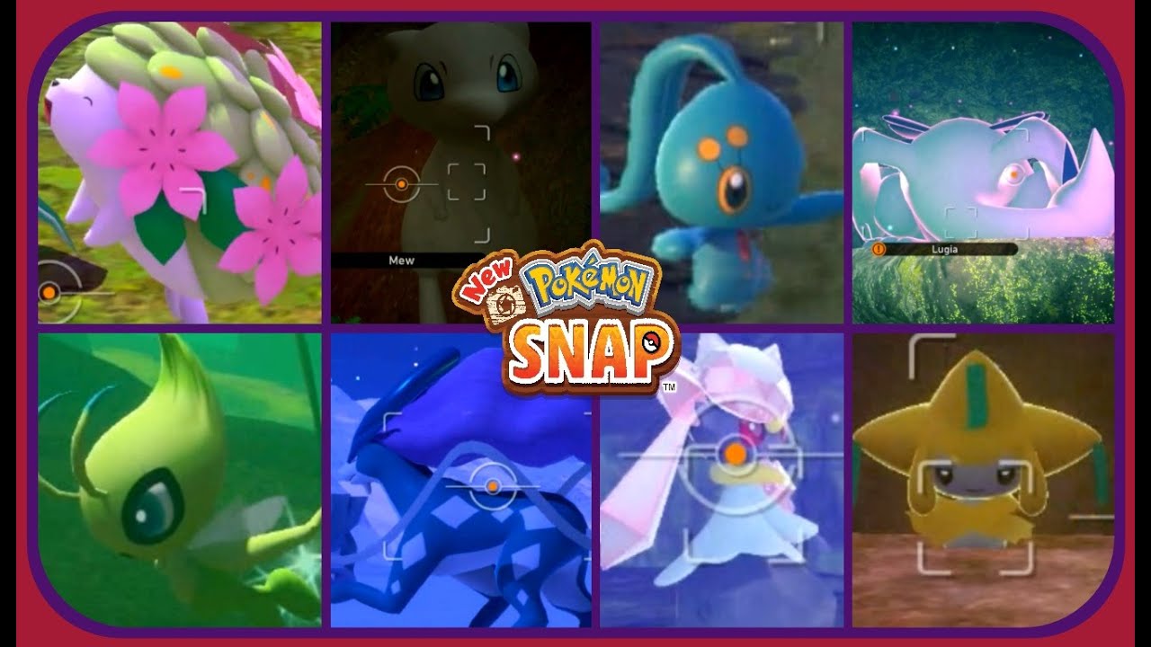 'New' Pokemon Snap: All Mythical/Legendary Pokemon