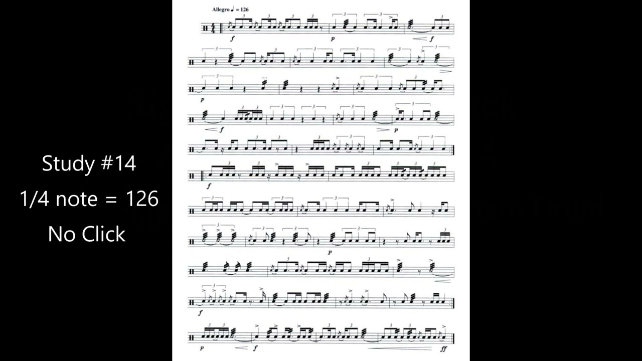 Contemporary Studies-Study #14 - Sight-Reading with Rick - Advanced Intermediate Level