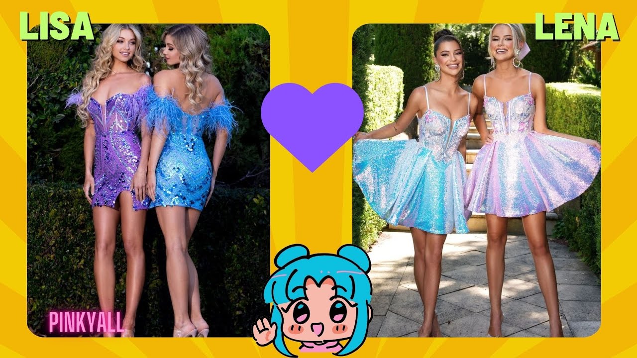LISA OR LENA 💗 Pinkyall #150 [Prom Party - QUINCEAÑERA Dress & Homecoming & Shoes& Outfits]