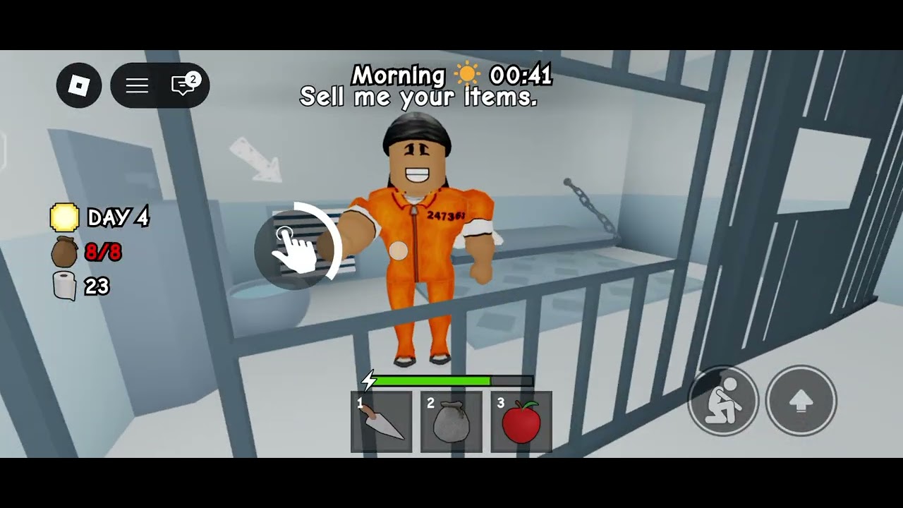 Finally i complete basement escape in prison life
