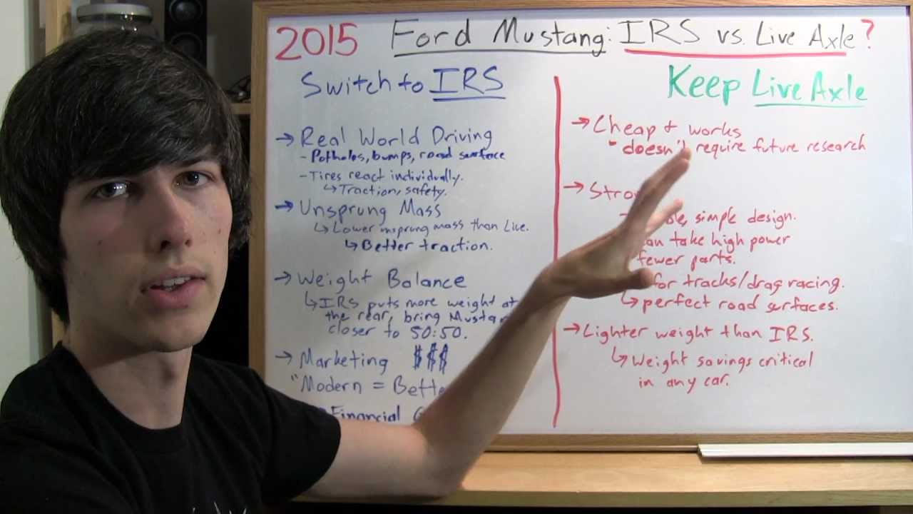 2015 Ford Mustang - IRS vs Live Axle