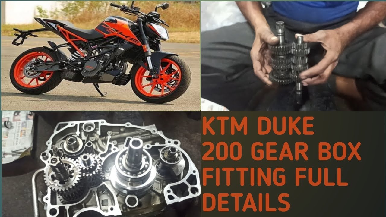 KTM DUKE 200 GEAR BOX FITTING/ DUKE 200,RC-200,DUKE 390 GEAR BOX ASSEMBLY FITTING FULL DETAILS 🔧🏍️😊.
