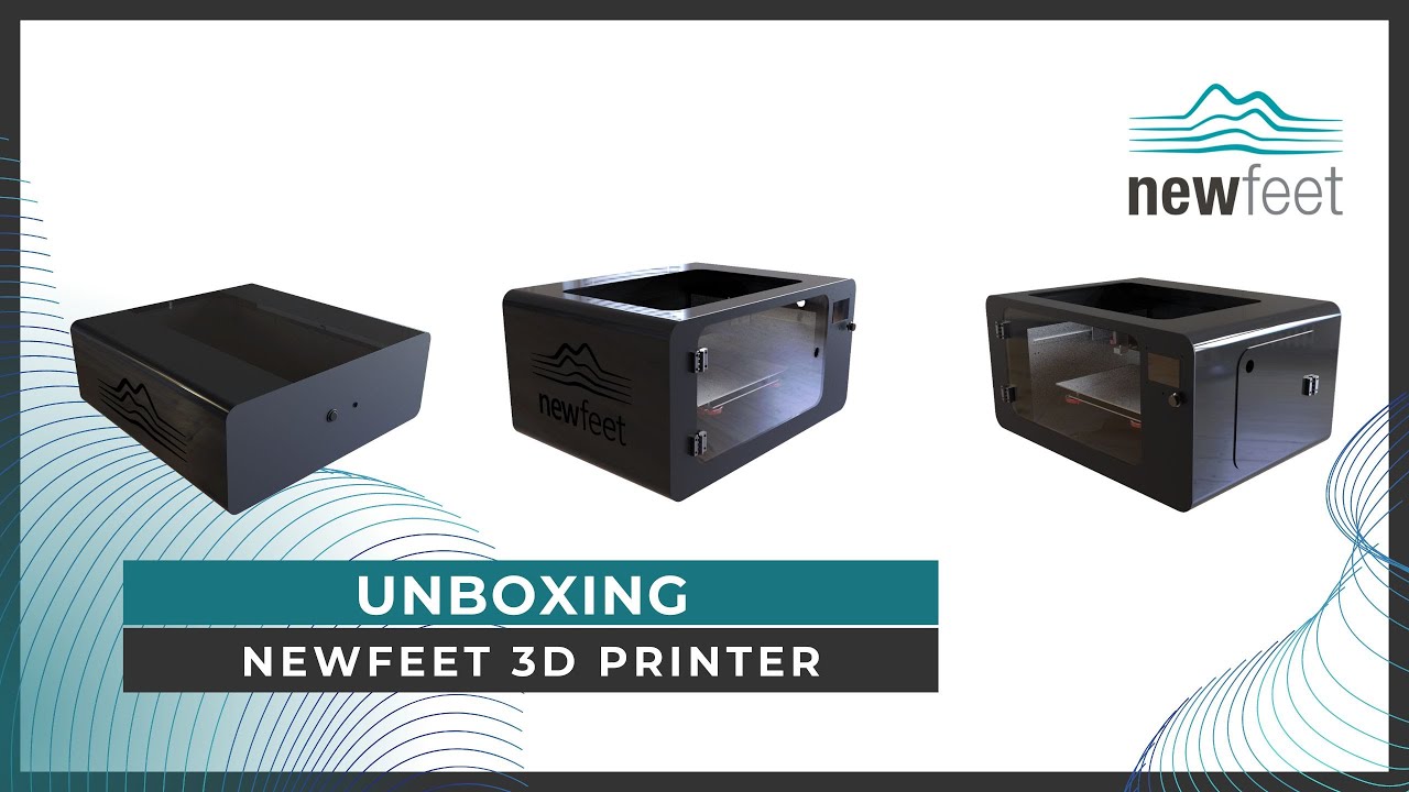Unboxing NewFeet 3D Printer. Podiatric insole printer