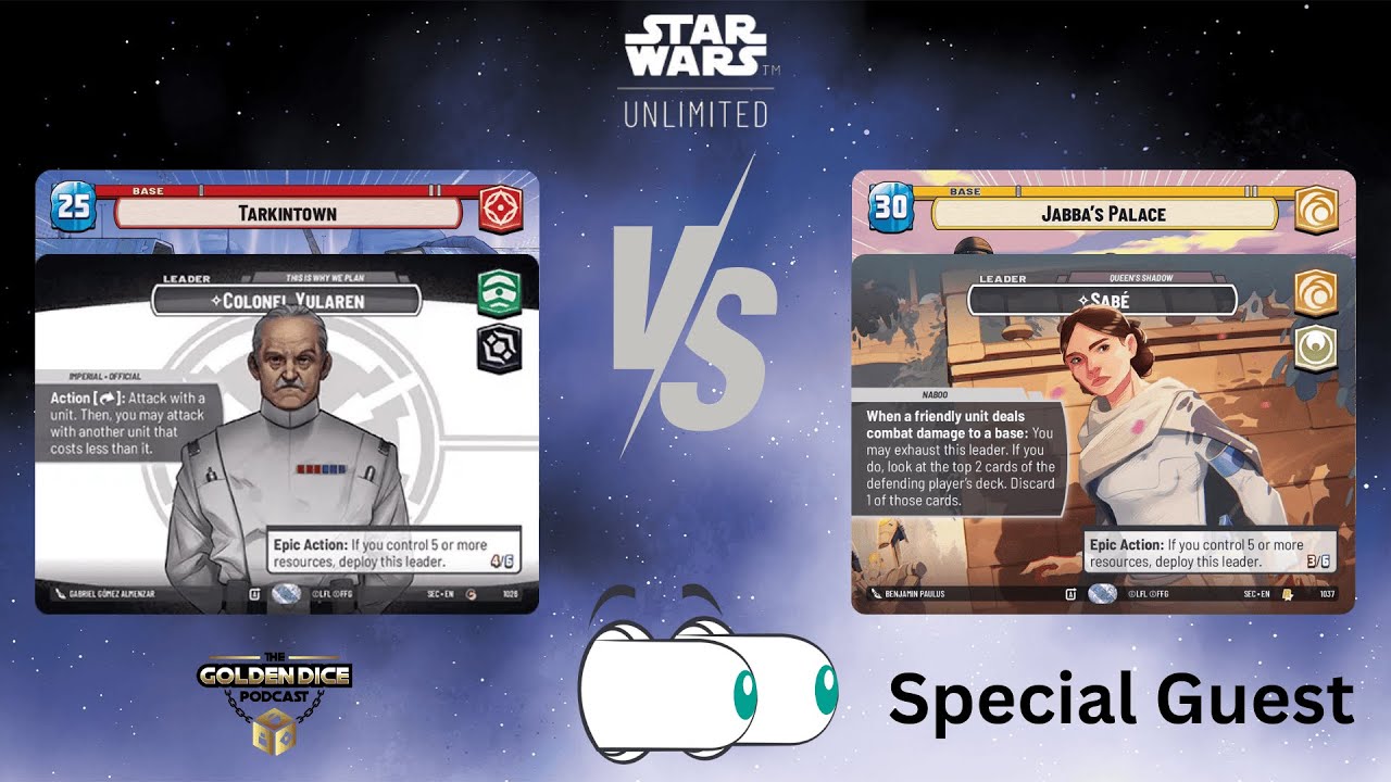 Colonel Yularen TT vs  Sabe Jabba's Palace | Premier Gameplay | Special Guest