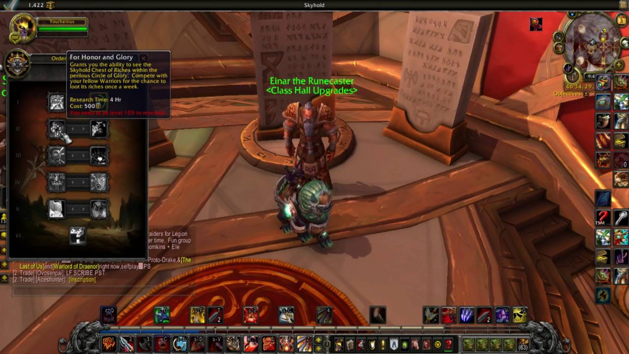 Optimized WARRIOR Class Order Hall Guide For MAXIMUM Profit