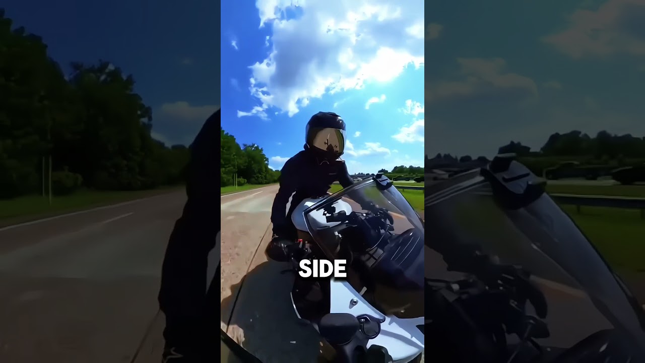 NIGDY tego nie r&oacute;b podczas śmiertelnego zachwiania motocykla! 😱🏍️ #szorty