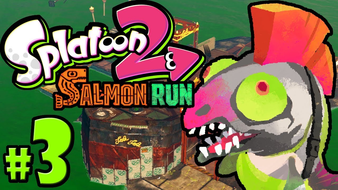 Splatoon 2 ~ Salmon Run - New Map: Marooner’s Bay - Nintendo Switch Gameplay Walkthrough PART 3