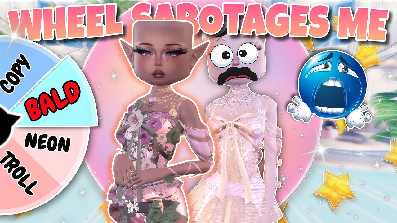 A Wheel *SABOTAGES* Me In Dress To Impress! (Top WORST Challenges)