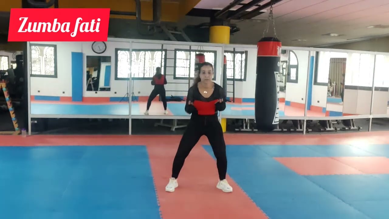 تمارين كارديو شعبي مع coach fati