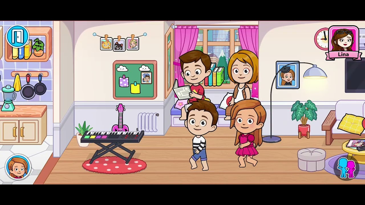  روتين يومي من حياه ام👨‍👩‍👧‍👧.. لعبهTowniz 😍😘 