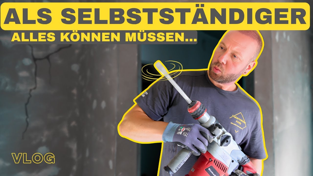 Selbstständig im Handwerk | Als Malermeister auf Baustelle – jeden Tag neue Herausforderungen