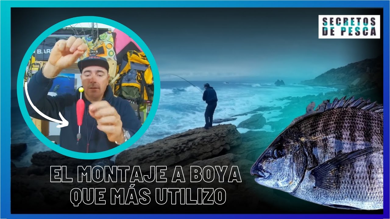 MONTAJE para PESCA  DEL SARGO A BOYA ( con bajo de línea ).