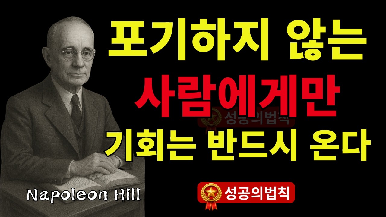 106_끝까지 버틴 사람만이 결국 정상에 선다 | 나폴레온 힐