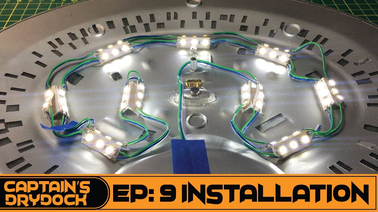Building the Enterprise D: Episode 9 Installation