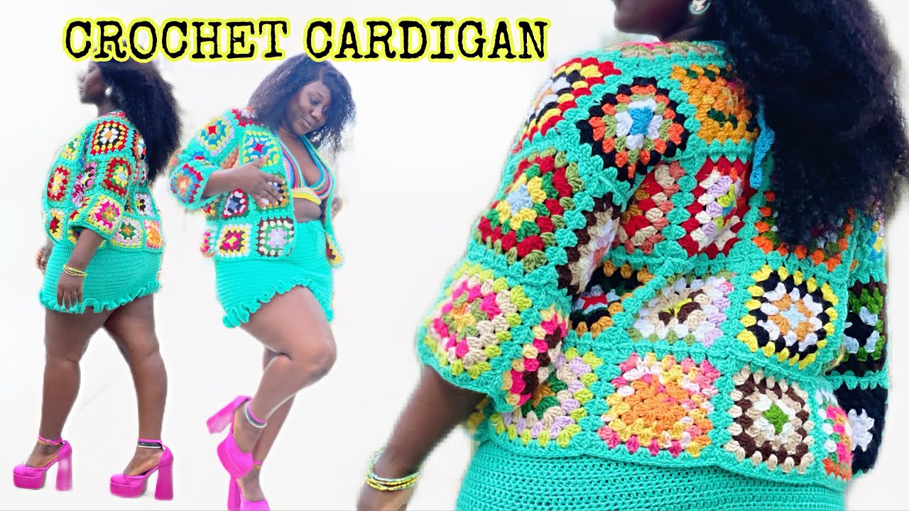 CROCHET CARDIGAN #cardigan #crochetcardigan