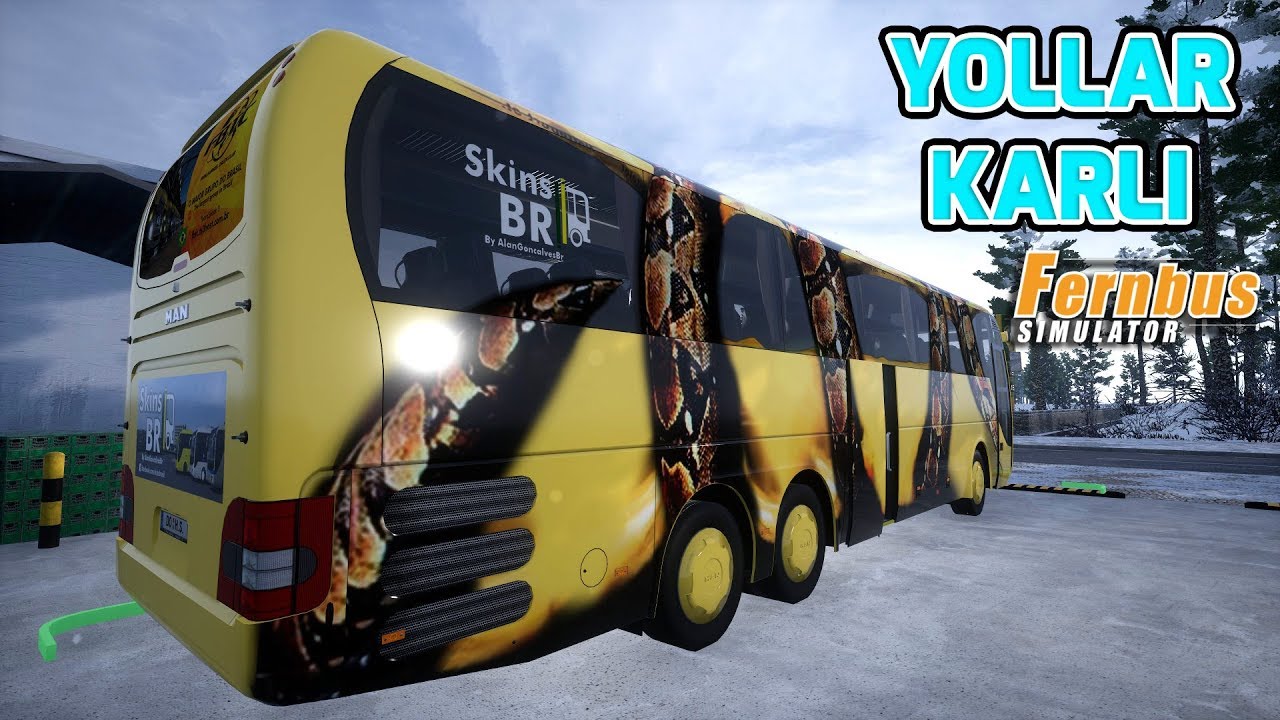 KARLI HAVADA SEFERE ÇIKIYORUZ !! 🔵FERNBUS SIMULATOR🔵