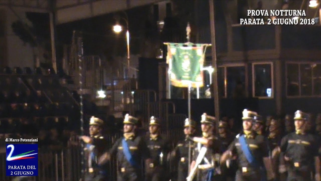 Parata 2 Giugno 2018 - Prova notturna
