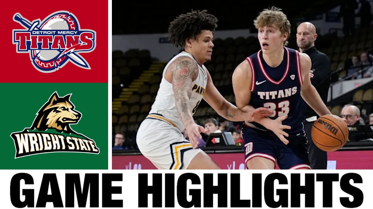 Detroit Mercy vs Wright State Highlights | Horizon League Men's Basketball Championship 2026