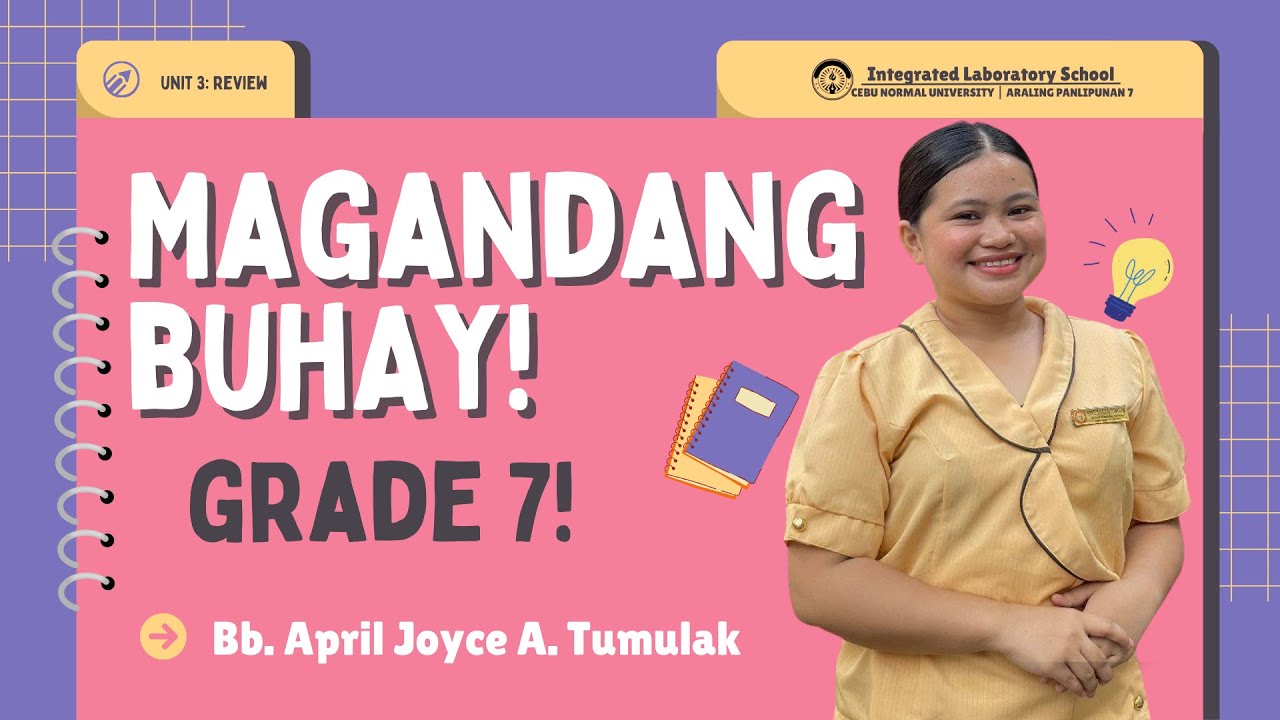 Araling Panlipunan 7 - Third Quarter Review Lesson