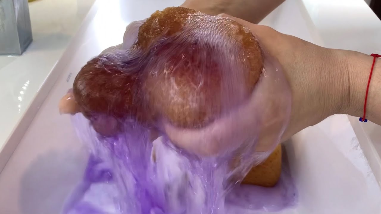 💜 LAVENDER FABULOSO 💜SQUEEZES (my favorite!!) - sponge ASMR