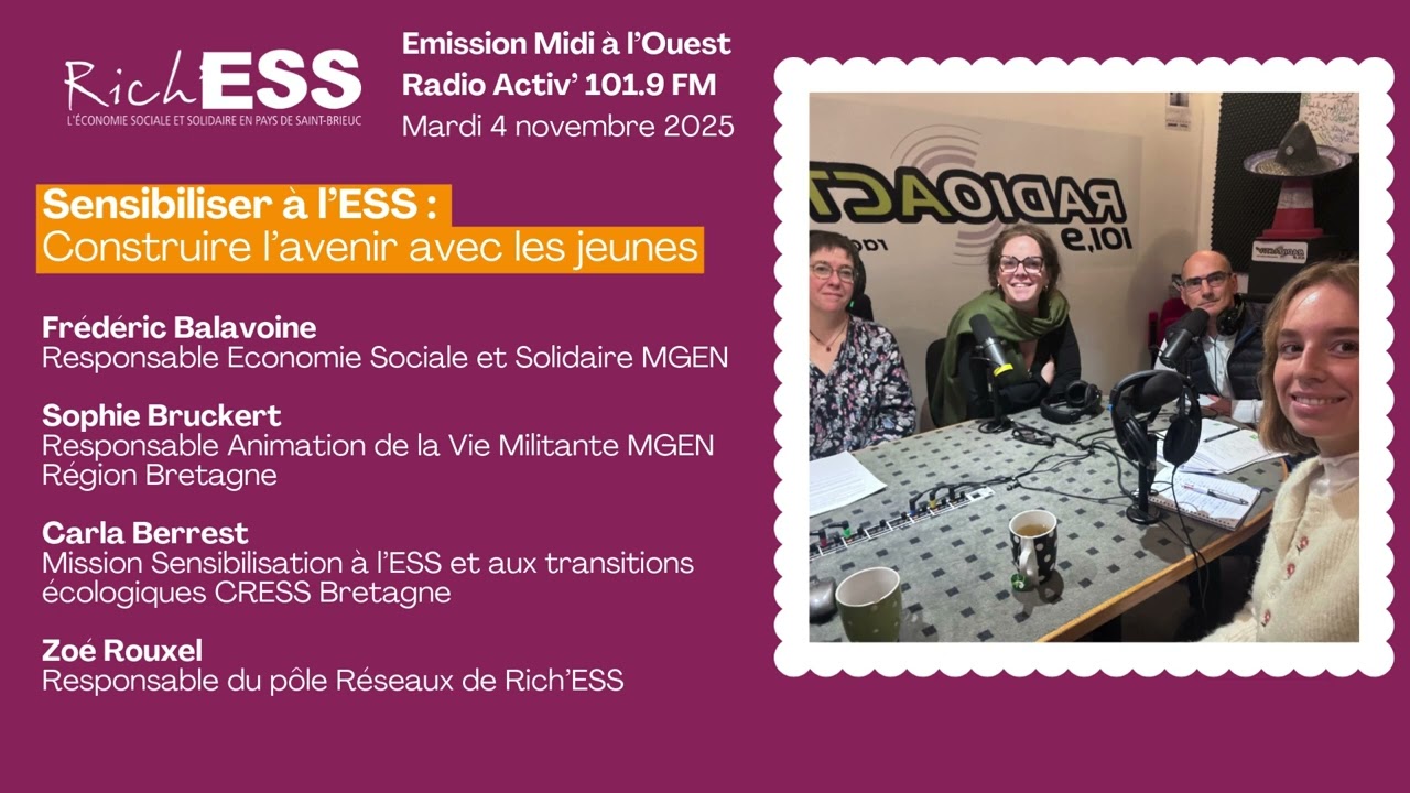 [PODCAST] Sensibiliser à l’ESS : regards croisés pour construire l’avenir avec les jeunes