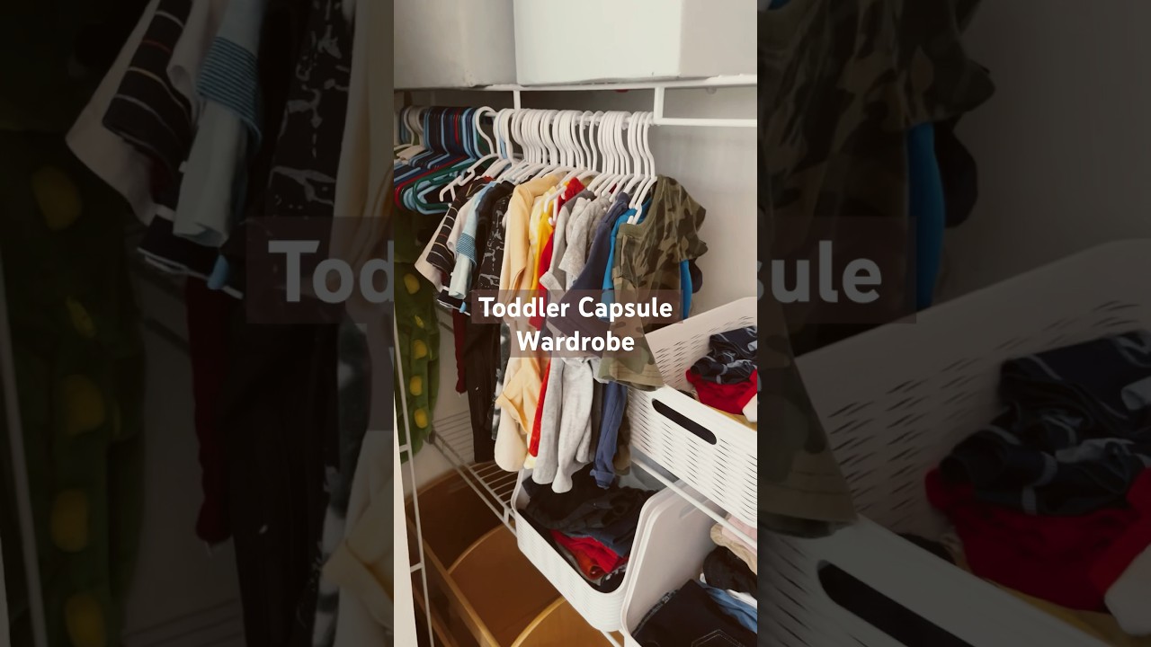 Kids capsule wardrobe to get rid of stress!  