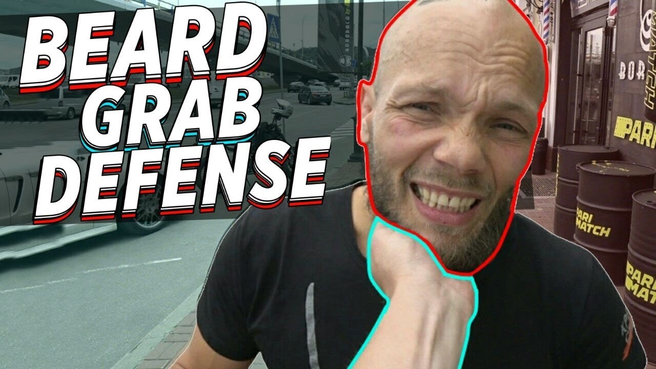 Beard grab defense. How to defend against beard pulling.